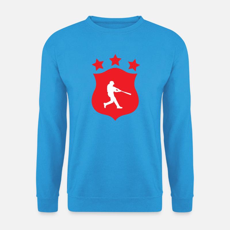 Baseball – Sport - Unisex Pullover - Meeresblau