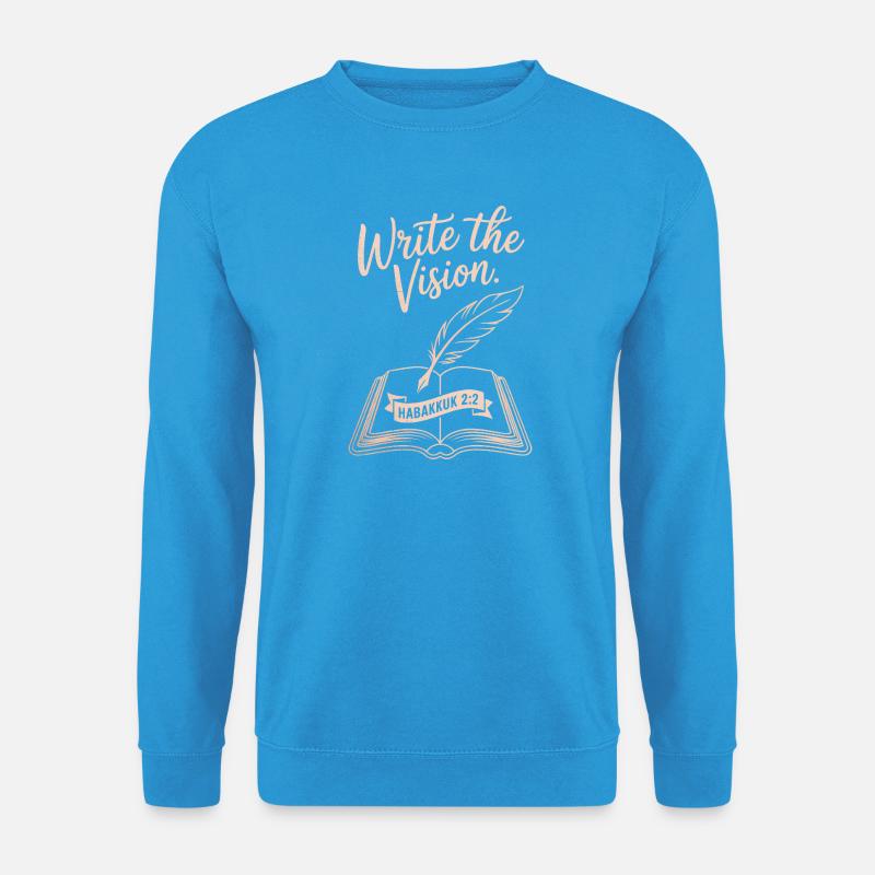 Write the Vision Habakkuk Tee - Unisex Sweatshirt - sea blue