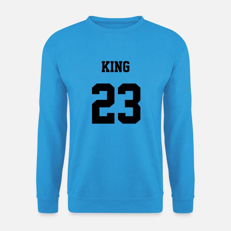 KING 23 black - Unisex Pullover - Meeresblau