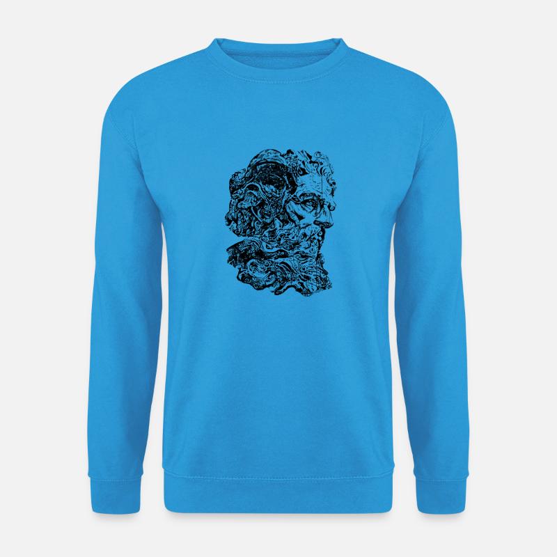 Zeus (iso) - Unisex Pullover - Meeresblau
