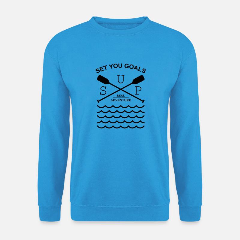 Stand Up Paddling - Unisex Pullover - Meeresblau