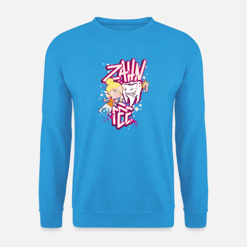 Zahnheldin Comiczauber - Unisex Pullover - Meeresblau