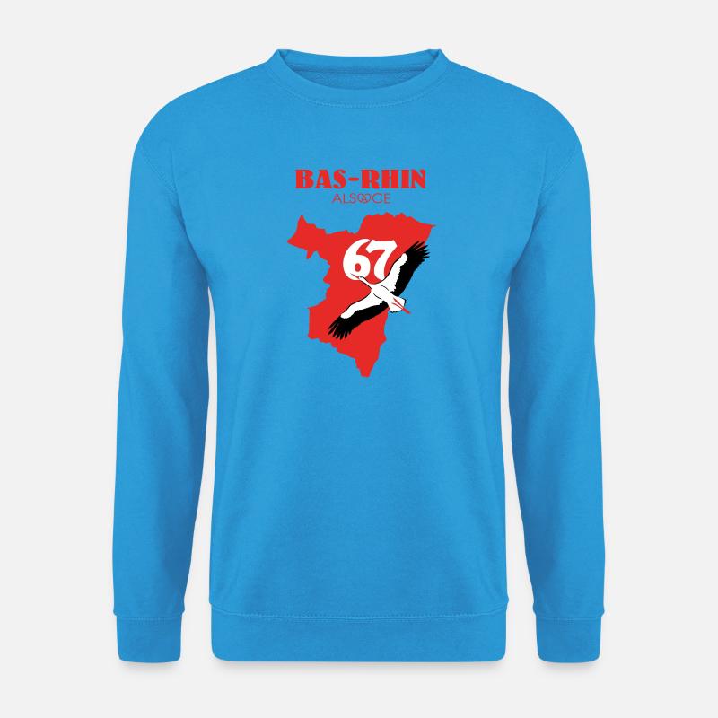 Bas-Rhin 67 - Unisex Pullover - Meeresblau