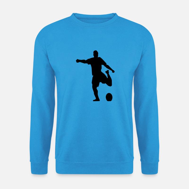 football - Unisex Pullover - Meeresblau