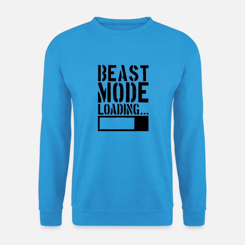 Caution Beast Mode Loading - Unisex Sweatshirt - sea blue