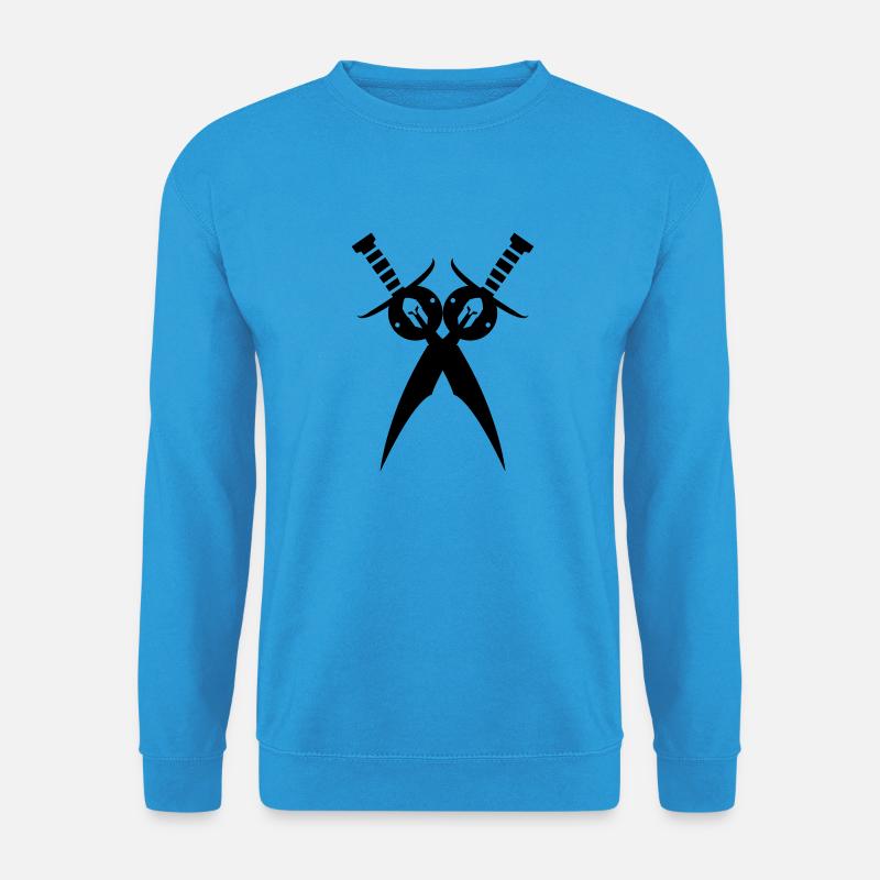 sparta_messer_2 - Unisex Pullover - Meeresblau