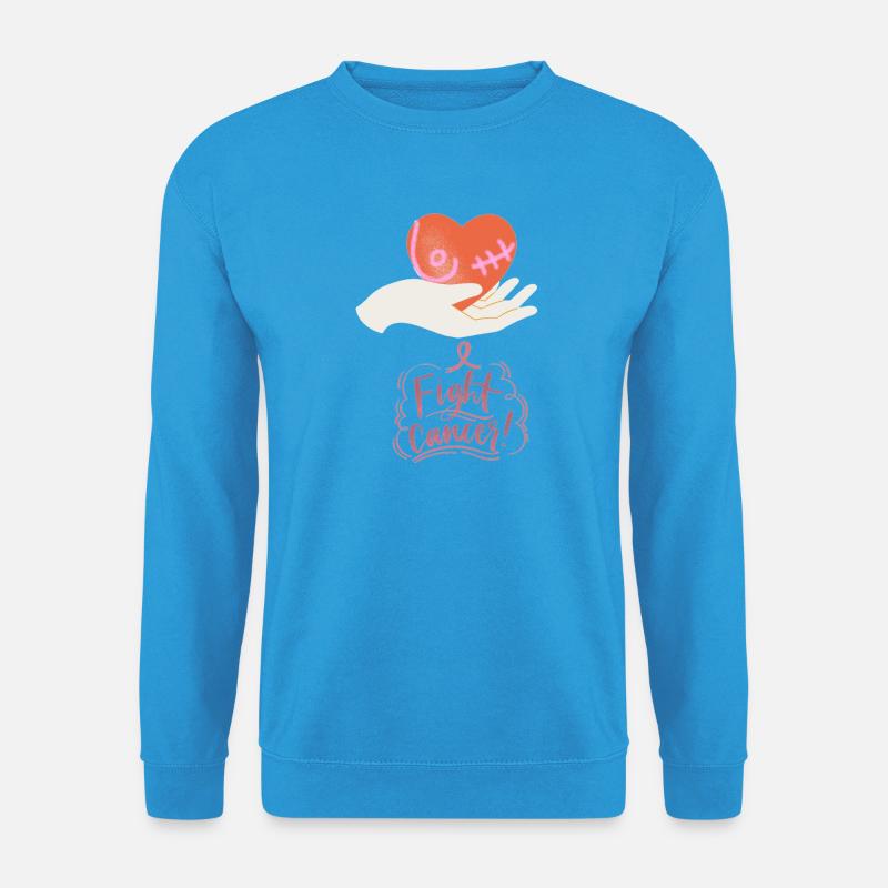 Kampf gegen Krebs - Unisex Pullover - Meeresblau