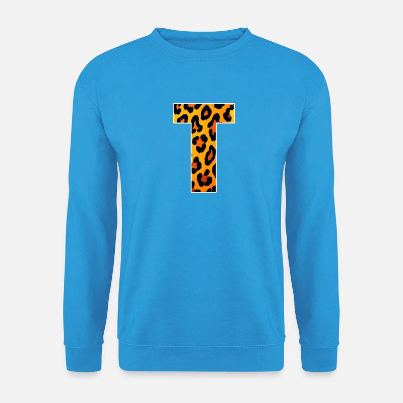 Leopard Gradient Firefur - Unisex Sweatshirt - sea blue