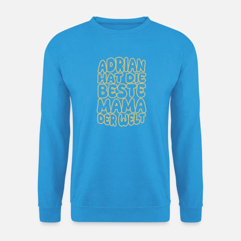 Geschenk für Adrian - Unisex Pullover - Meeresblau