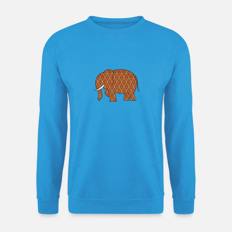 Elefant - Unisex Pullover - Meeresblau