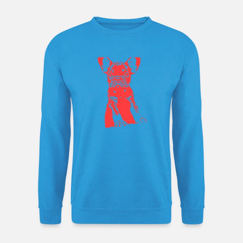 Bulldoge - Unisex Pullover - Meeresblau