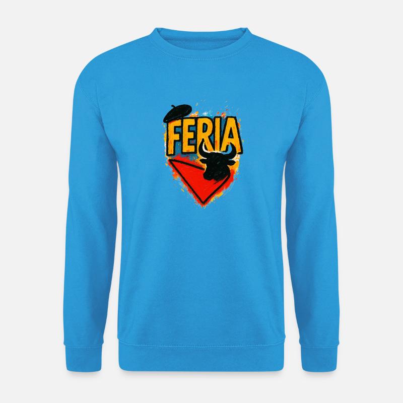 Feria – Baskenland - Unisex Pullover - Meeresblau