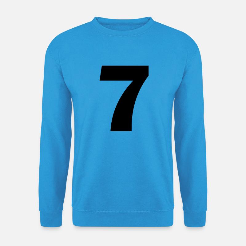 7 - Unisex Pullover - Meeresblau