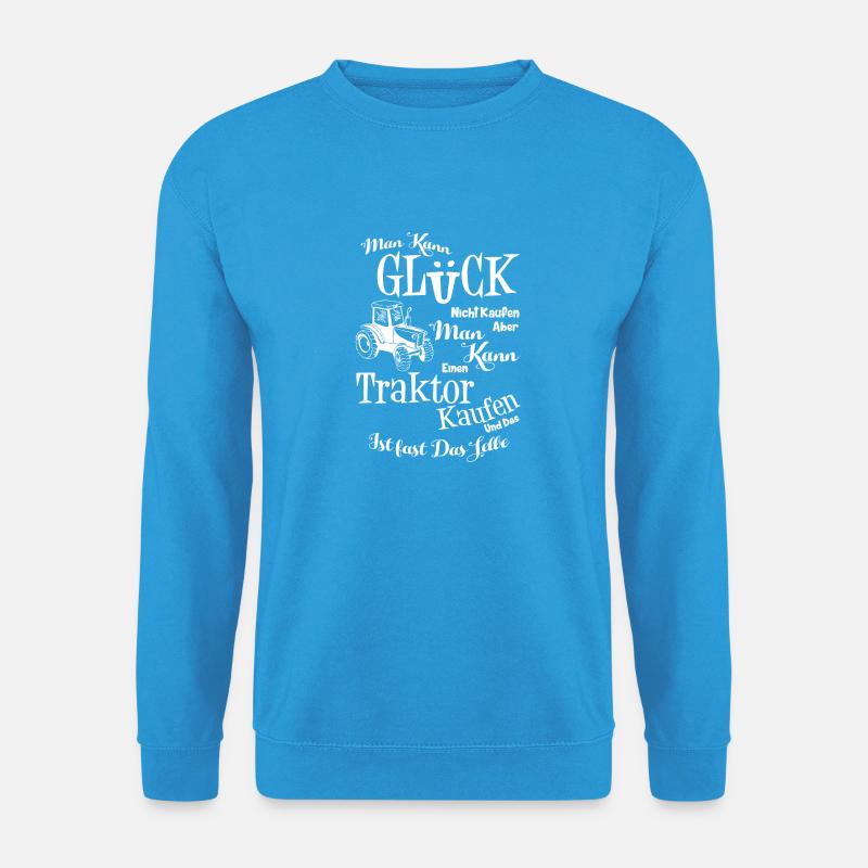 Landwirt Traktor - Unisex Pullover - Meeresblau