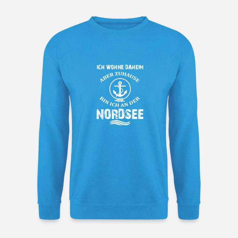 An der Nordsee zuhause - Unisex Pullover - Meeresblau