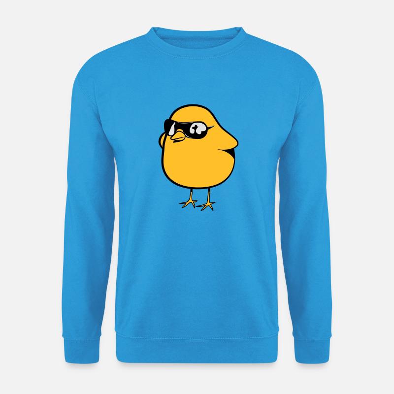 symbole douce poussin - Sweat-shirt Unisexe - bleu mer