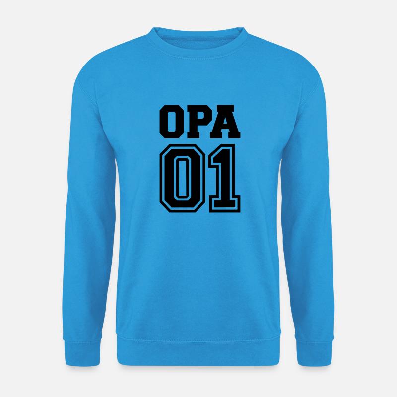 Opa - Unisex Pullover - Meeresblau