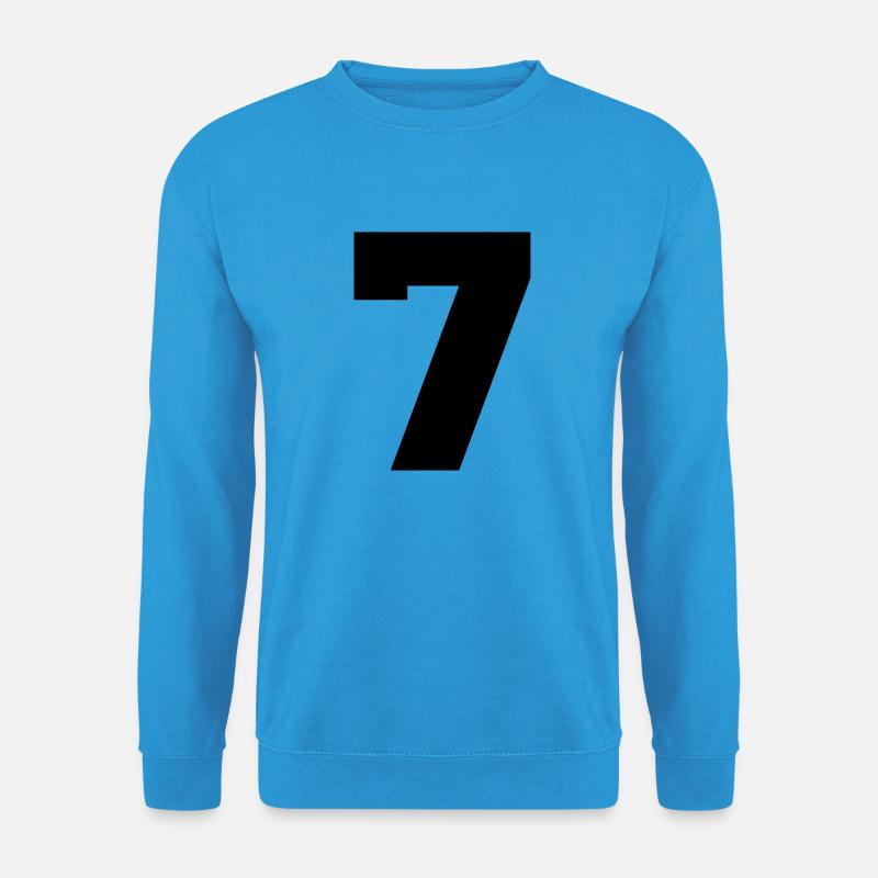 7 - Unisex Pullover - Meeresblau