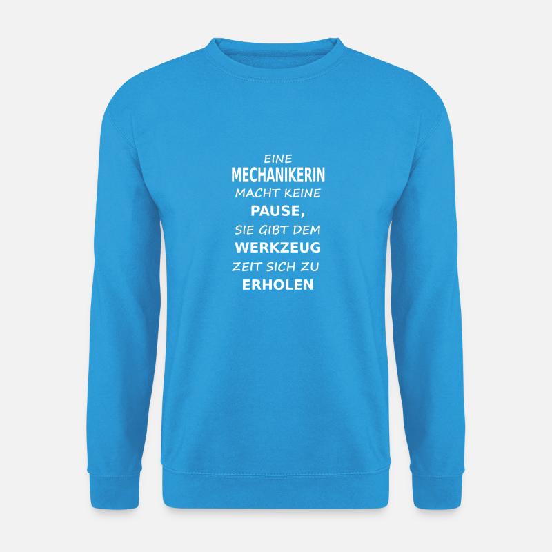 mechanikerin - Unisex Pullover - Meeresblau