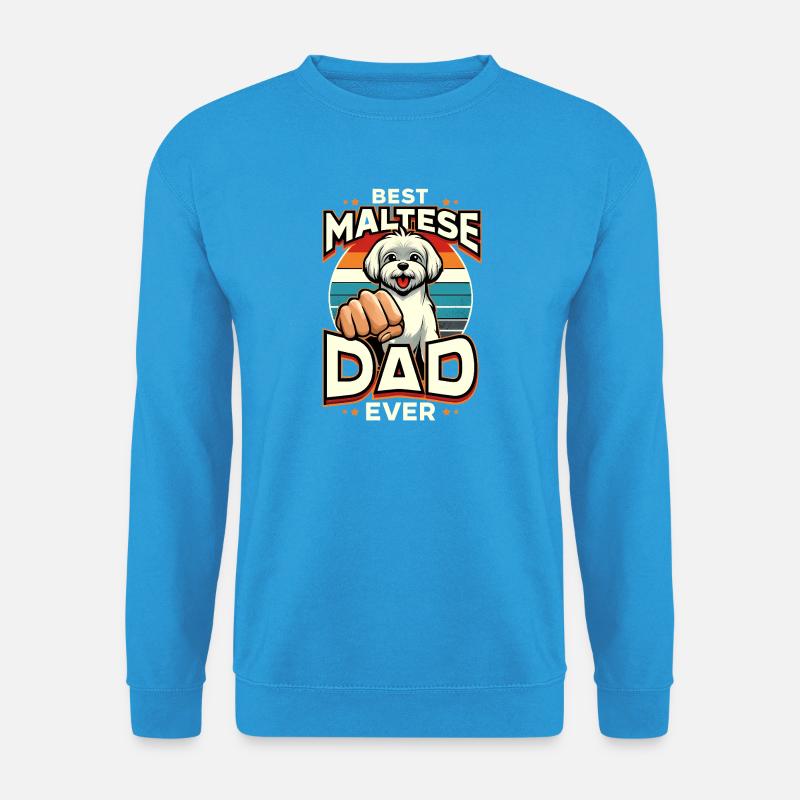 Bester maltesischer Vater aller Zeiten - Unisex Pullover - Meeresblau
