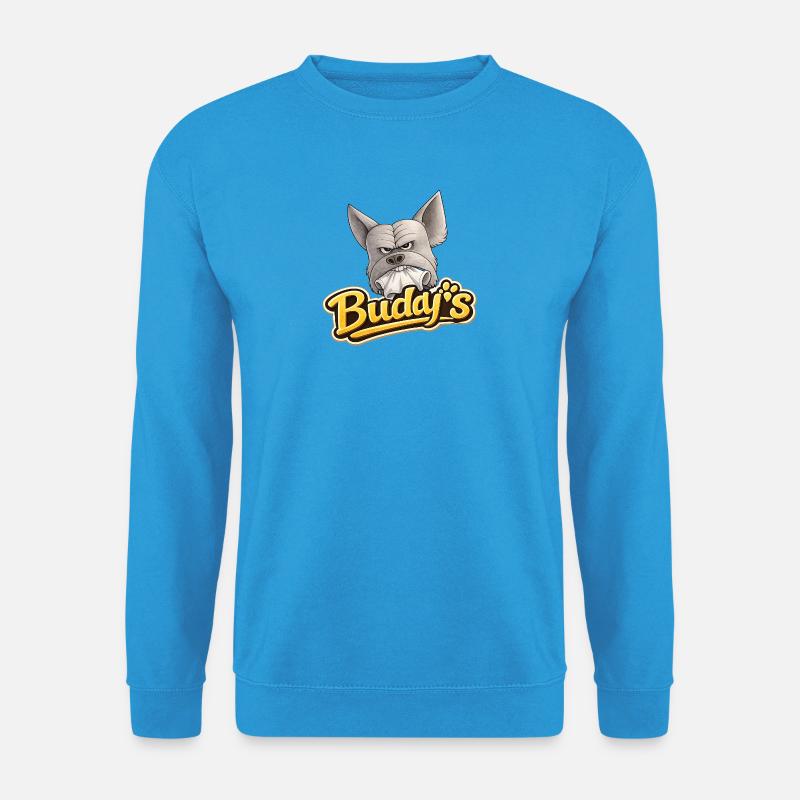 Buddy's Bulldog Logo - Unisex Pullover - Meeresblau