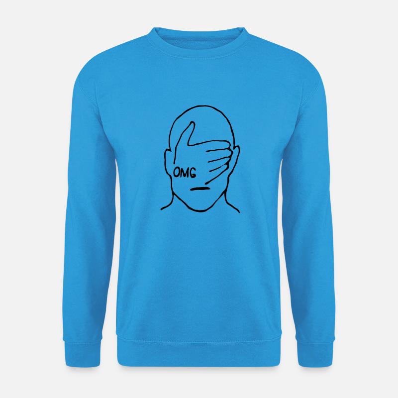 OMG - Unisex Pullover - Meeresblau