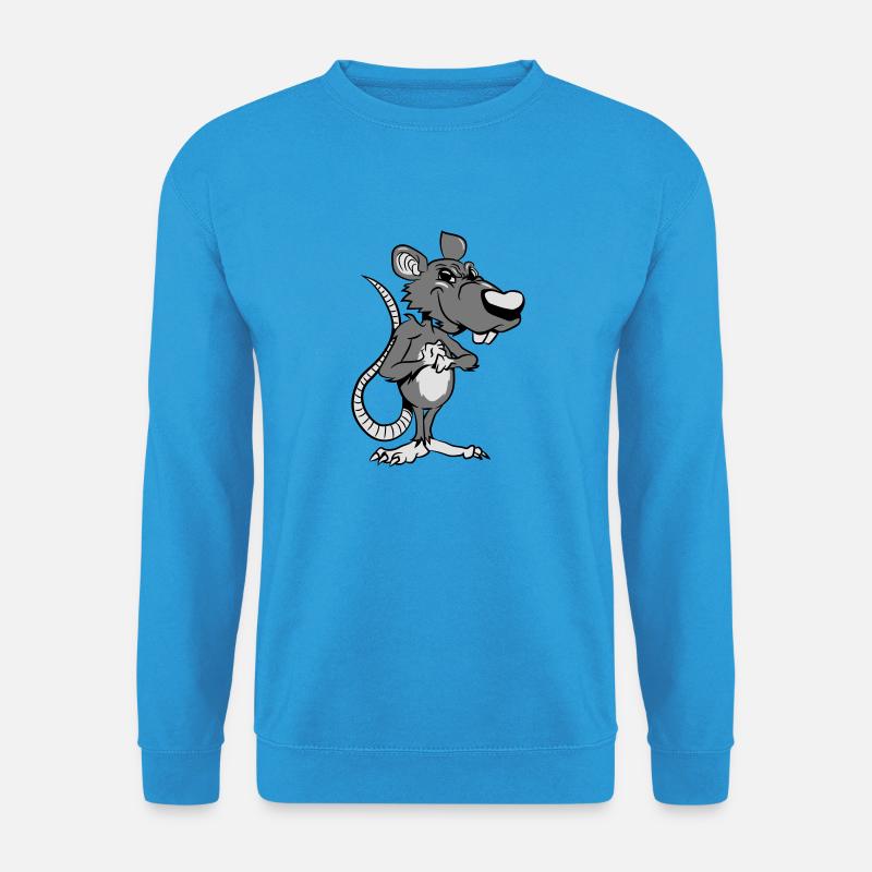 ratte fies gemein - Unisex Pullover - Meeresblau
