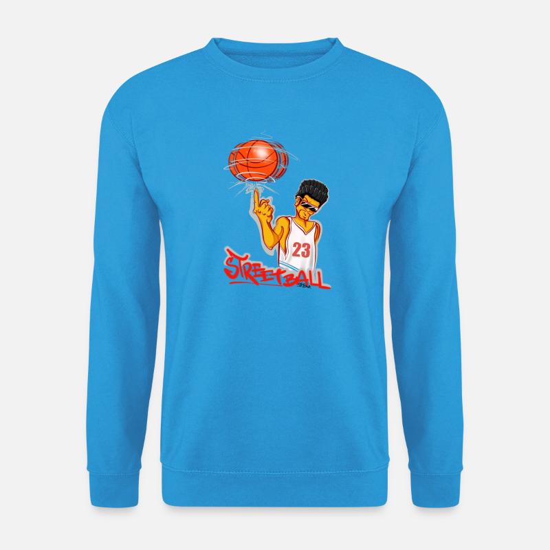 Streetball - Unisex Pullover - Meeresblau