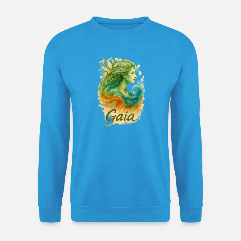 Gaia – Mutter Natur – Baum des Lebens - Unisex Pullover - Meeresblau