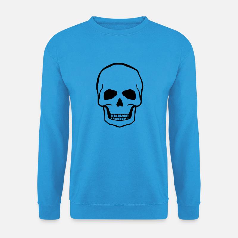 totenkopf_1 - Unisex Pullover - Meeresblau
