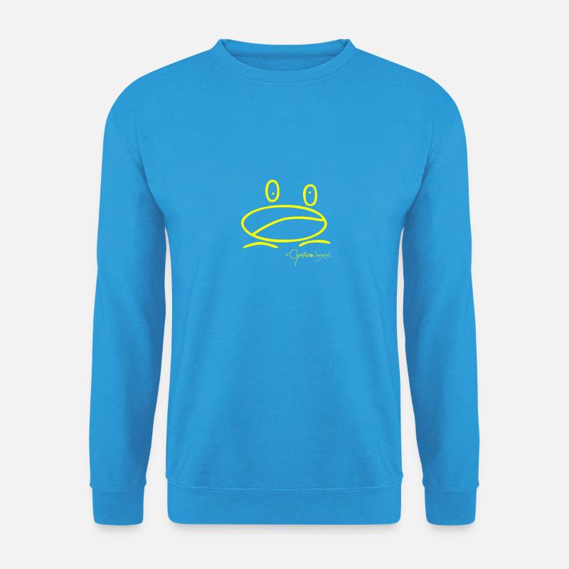Froschmini - Ranunculus Oophagus - Unisex Pullover - Meeresblau