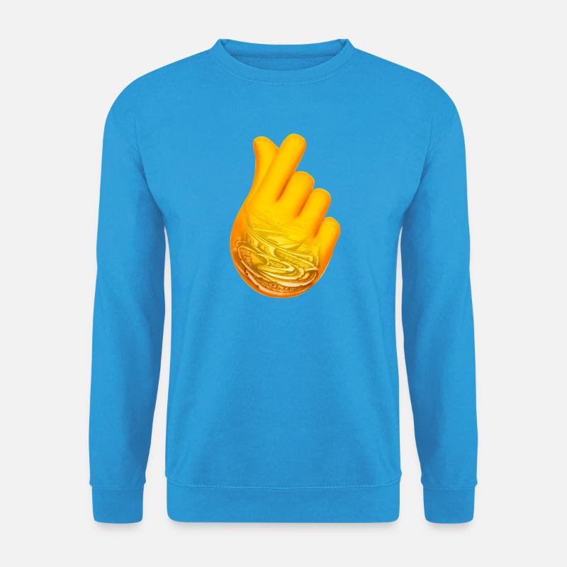 Der Aufkleber - Unisex Pullover - Meeresblau