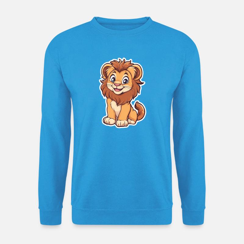 Löwe - Unisex Pullover - Meeresblau