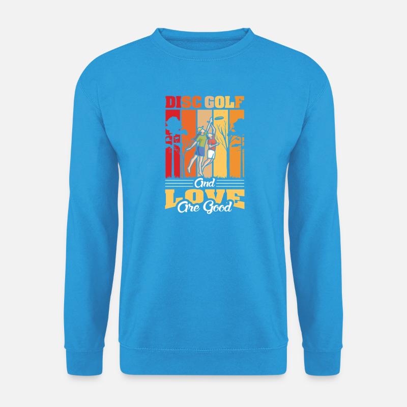 Disc Golf Geschenke Discgolf - Unisex Pullover - Meeresblau