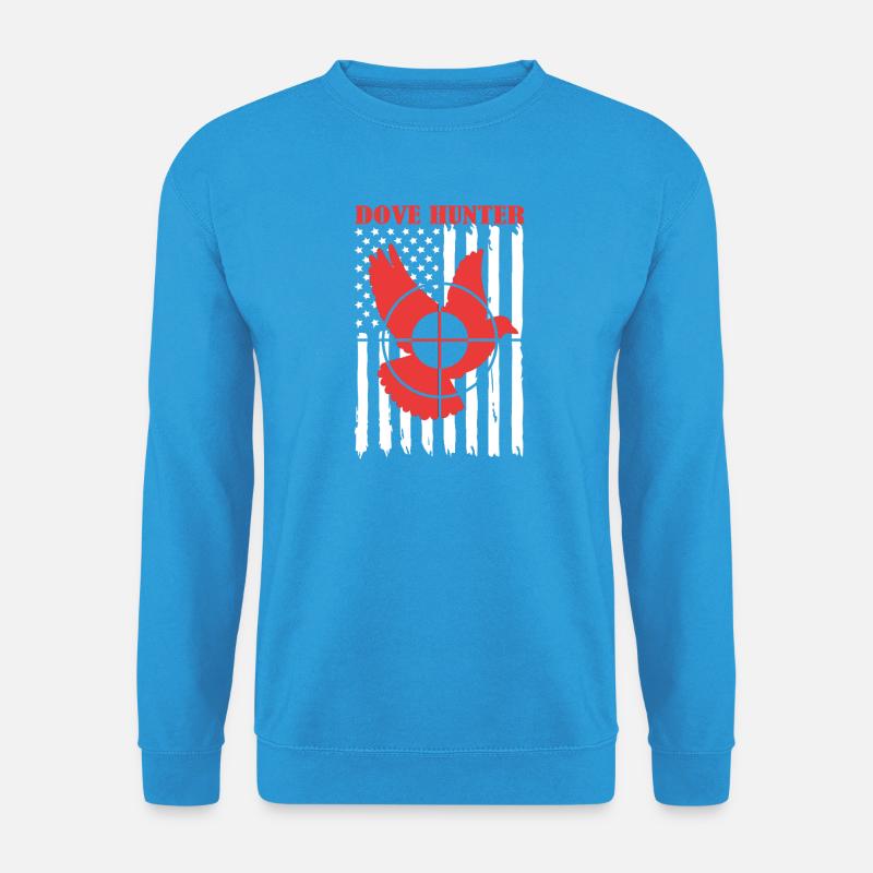 Taube Taubenjagd - Unisex Pullover - Meeresblau