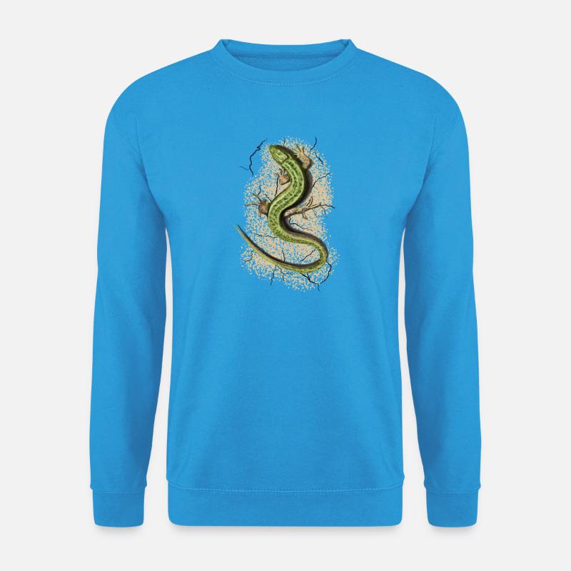 Eidechse - Unisex Pullover - Meeresblau