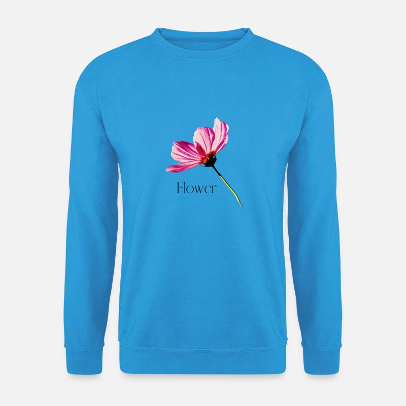 Blume - Unisex Pullover - Meeresblau
