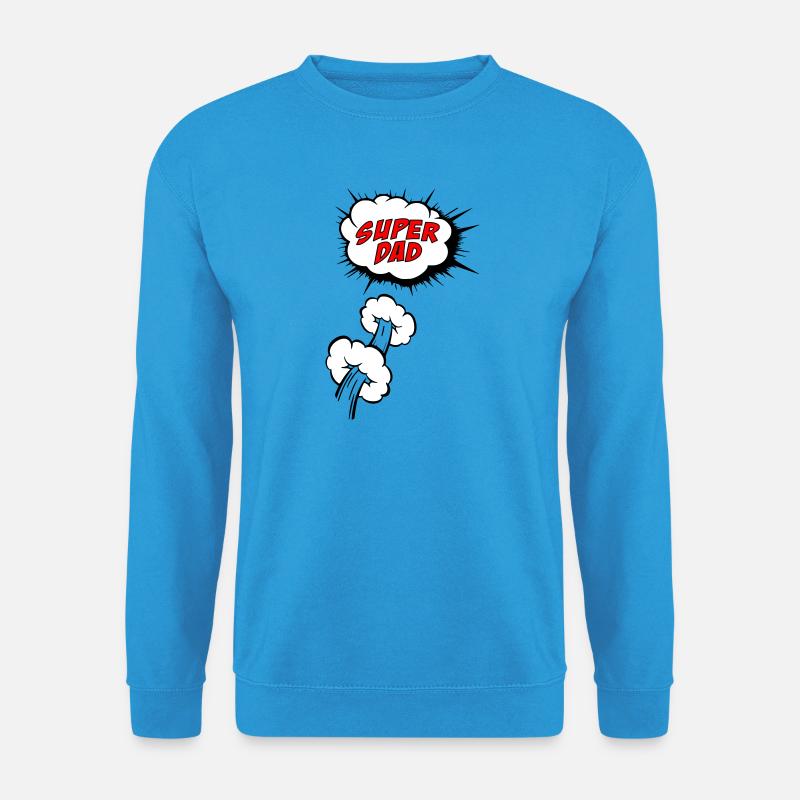 Super-Papa - Unisex Pullover - Meeresblau