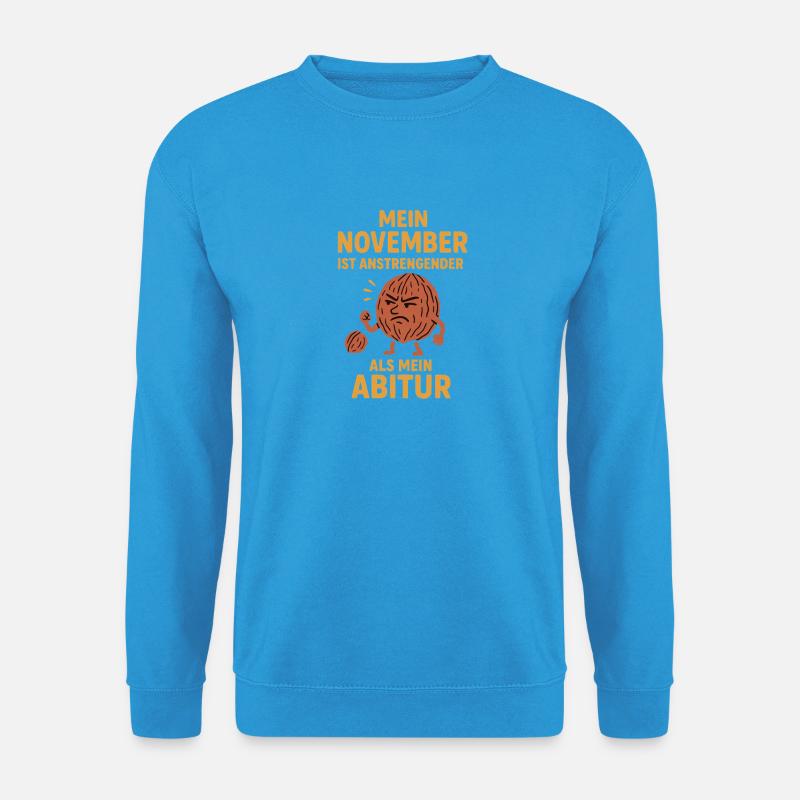 No Nut November - Unisex Pullover - Meeresblau