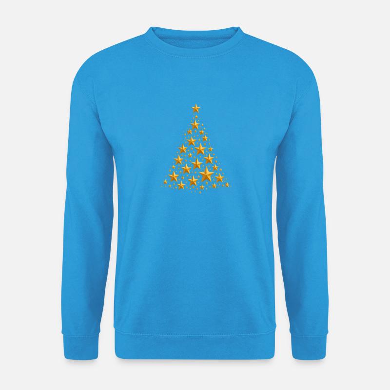 Weihnachtsbaum Weihnachten - Unisex Pullover - Meeresblau