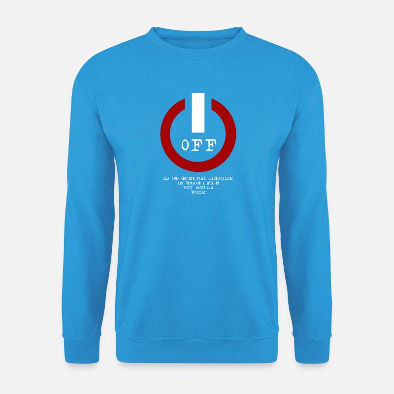 off_sign - Unisex Pullover - Meeresblau