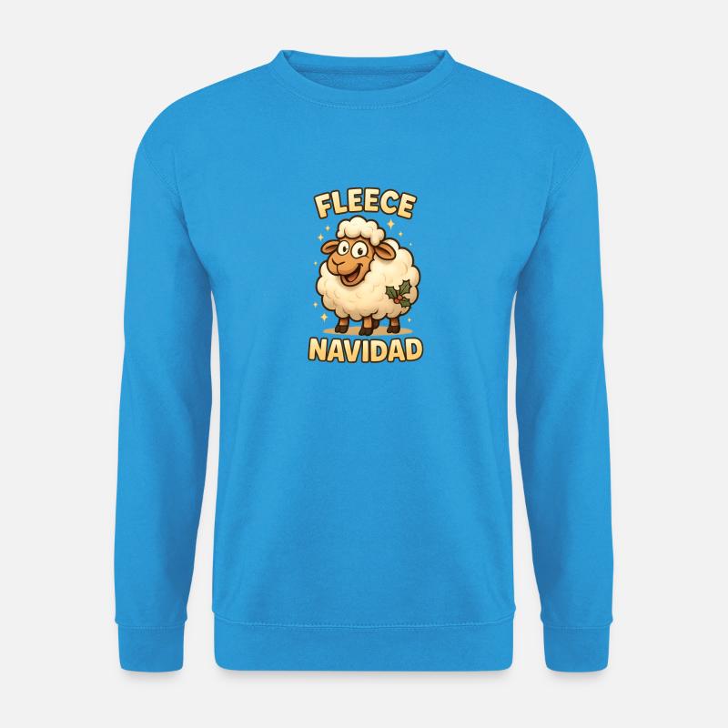 Fleece Navidad - Unisex Pullover - Meeresblau