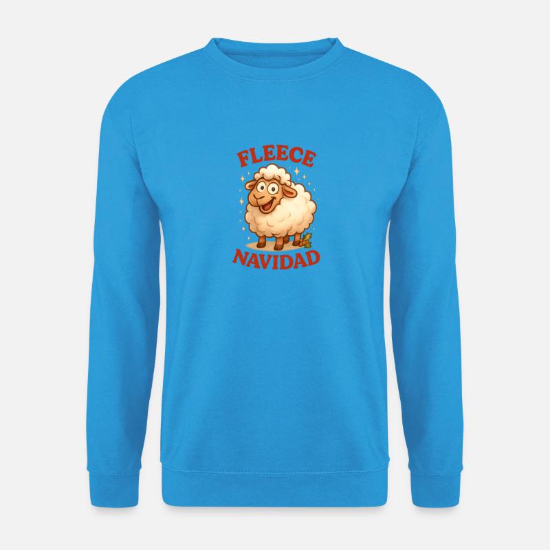 Fleece Navidad - Unisex Pullover - Meeresblau