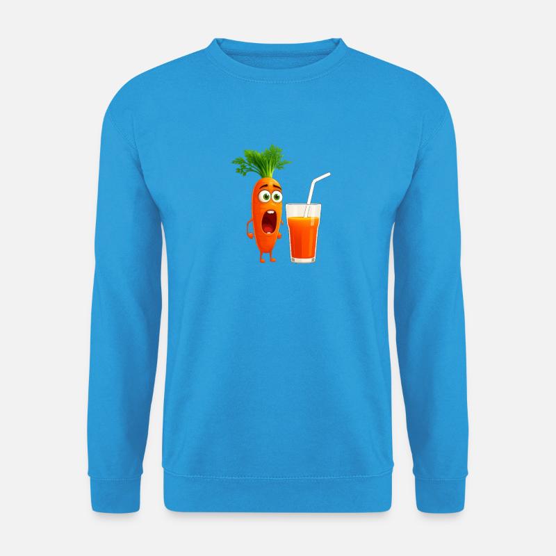 Verzweifelte Karotte - Unisex Pullover - Meeresblau