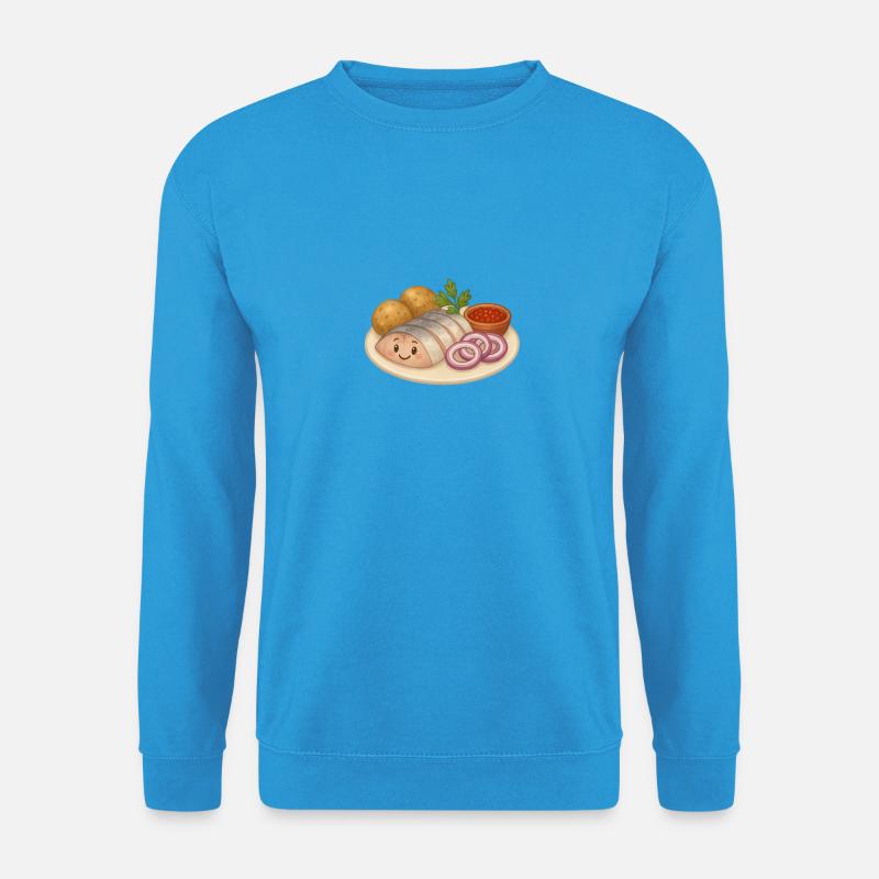 Matjesplatte - Unisex Pullover - Meeresblau