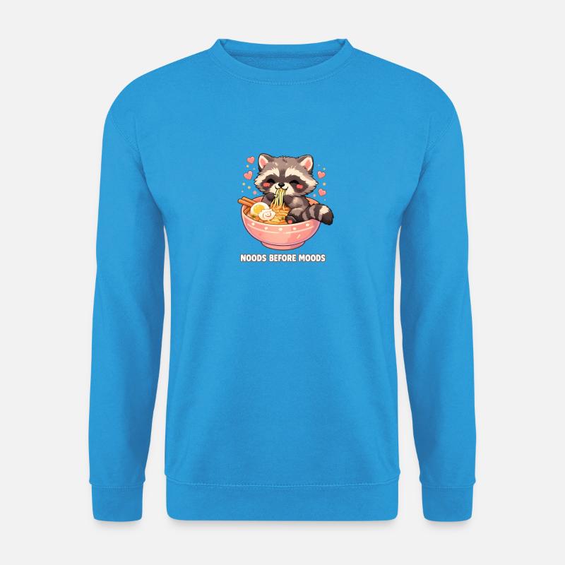 Ramen Waschbär - Unisex Pullover - Meeresblau