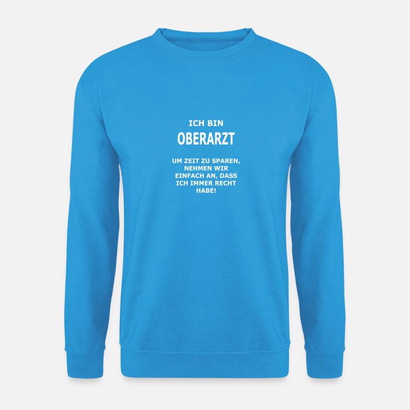 OBERARZT - Unisex Pullover - Meeresblau