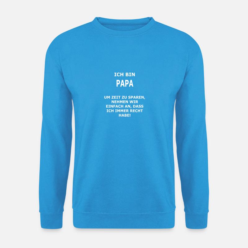 PAPA - Unisex Pullover - Meeresblau