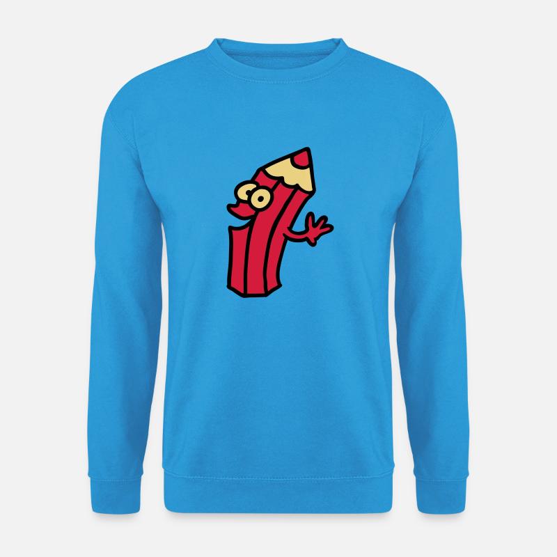 fröhlicher stift - Unisex Pullover - Meeresblau