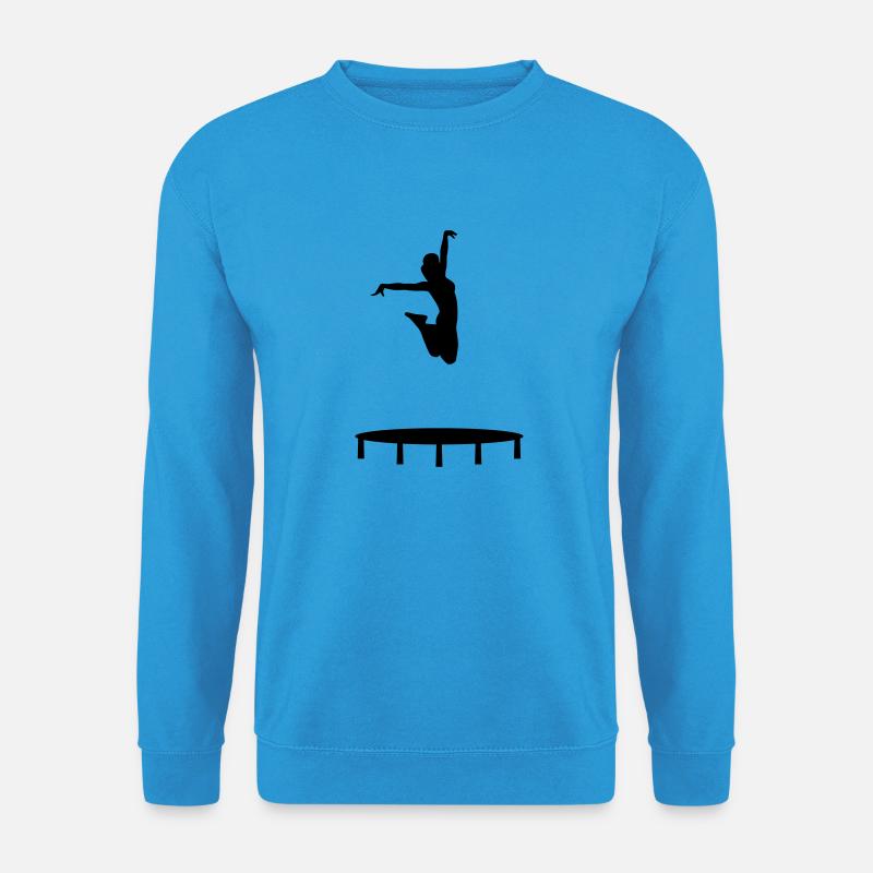 Trampolin - Unisex Pullover - Meeresblau